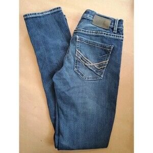 BKE MEN'S ALEC STRAIGHT LEG DARK WASH JEANS 30 L